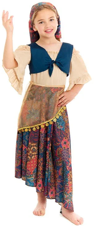 Disfraz de Gitana Zíngara para Niña Gitanas Partilandia